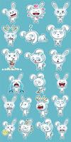WASticker Apps Bunny Sticker Pack پوسٹر