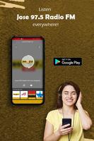 Jose 97.5 Radio FM Los Angeles الملصق