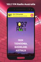 102.7 FM Radio الملصق