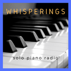 Whisperings Solo Piano Radio app أيقونة
