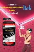 Whisperings Solo Piano Radio app الملصق