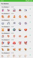 WAStickerApps - Fox Stickers Pack تصوير الشاشة 1