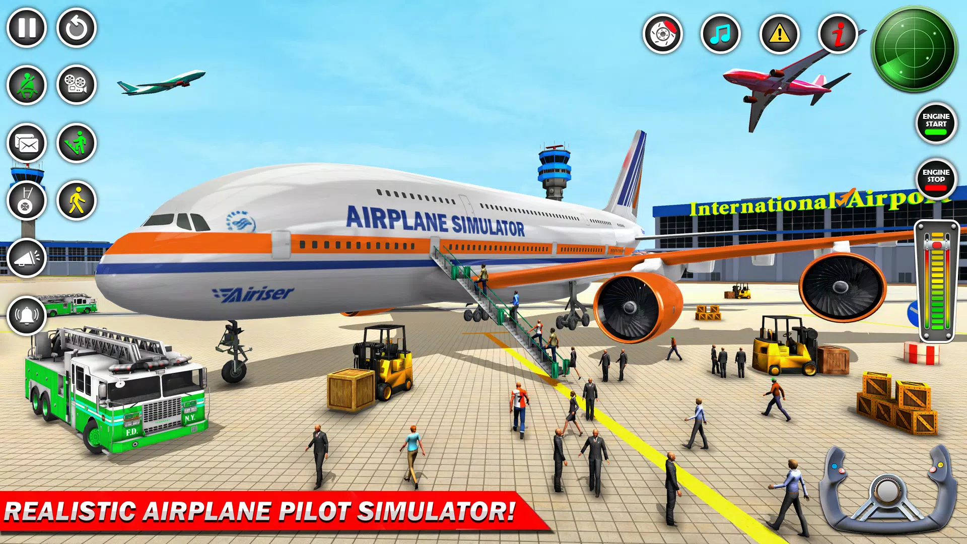 Robot airplane pilot simulator - jogos de avião - Baixar APK para