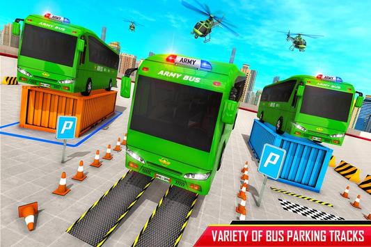 Army Bus Parking Game – Army Bus Driving Simulator screenshot 4
