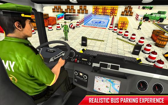 Army Bus Parking Game – Army Bus Driving Simulator screenshot 8