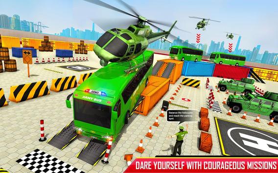 Army Bus Parking Game – Army Bus Driving Simulator screenshot 12