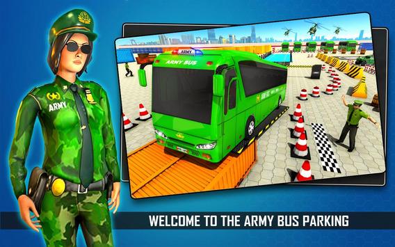 Army Bus Parking Game – Army Bus Driving Simulator screenshot 15