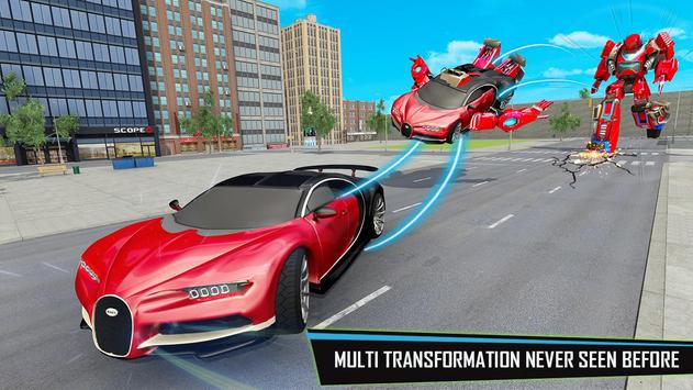 Drone Robot Car Game - Robot Transforming Games screenshot 11