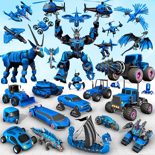 ヤギロボットカーゲーム: ロボット変身＆格闘ゲーム