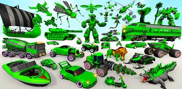 ロボット変形車戦争ゲーム