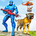 Police Robot Animal Rescue: Police Robot Games