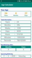 Age Calculator ảnh chụp màn hình 1