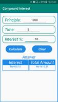 Simple/Compound Interest Calc screenshot 2