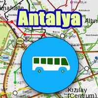 Antalya Bus Map Offline पोस्टर