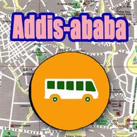 Addis-ababa Bus Map Offline Affiche