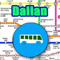 Dalian Bus Map Offline Plakat
