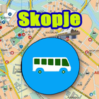 Skopje Bus Map Offline icon