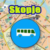 Skopje Bus Map Offline poster