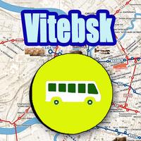 Vitebsk Bus Map Offline Affiche