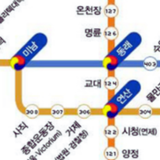 釜山地下鉄路線図 2023