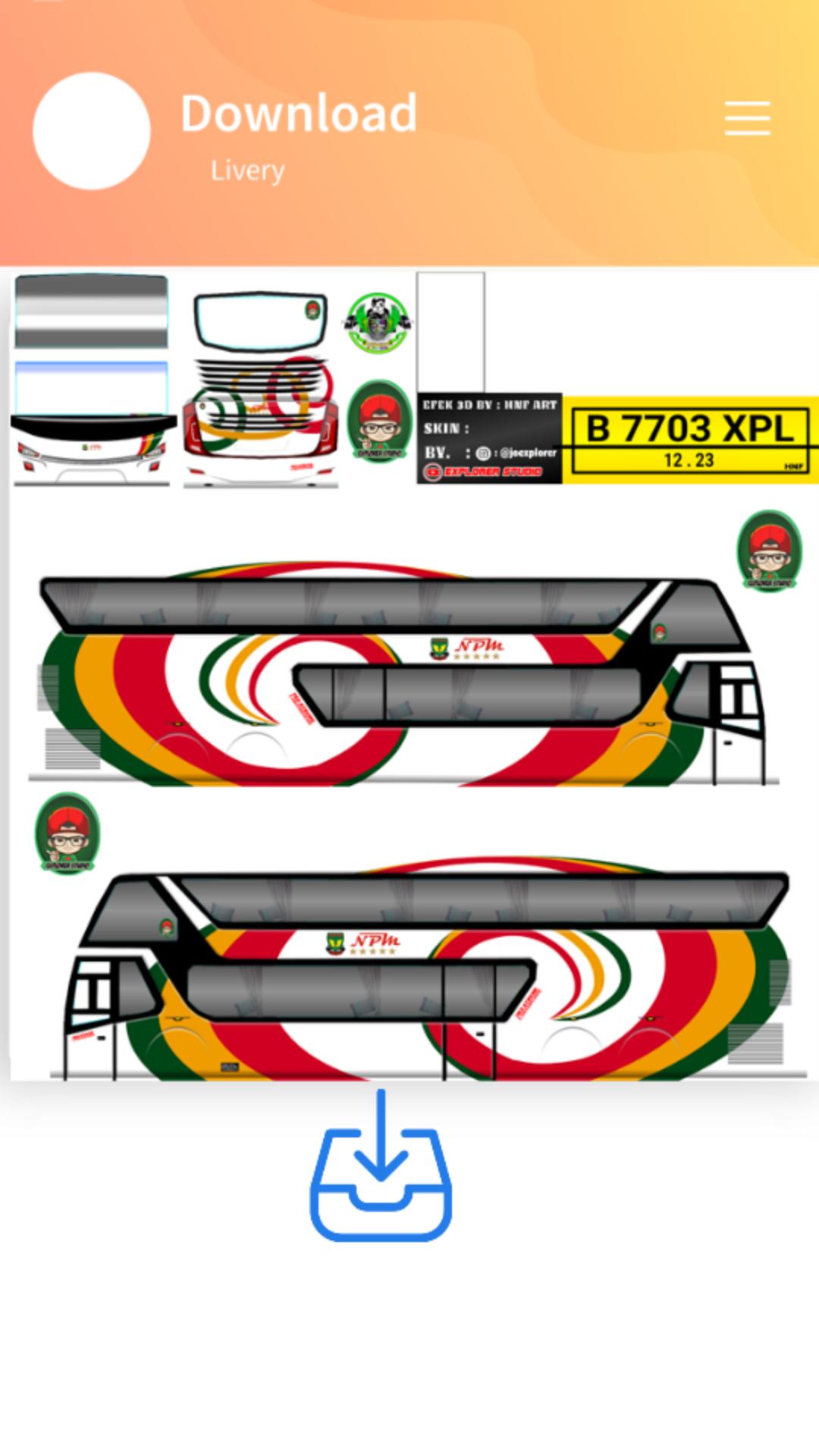 Template Bus Simulator Npm : Download Kumpulan Livery Bus