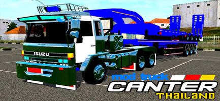 Mod Truck Canter Thailand الملصق