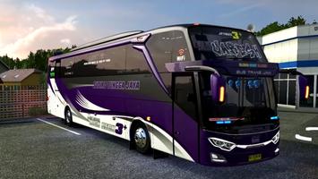 Bus Indonesia Simulator : Full Livery Bus ảnh chụp màn hình 2