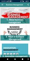 Business management (All types of management) poster