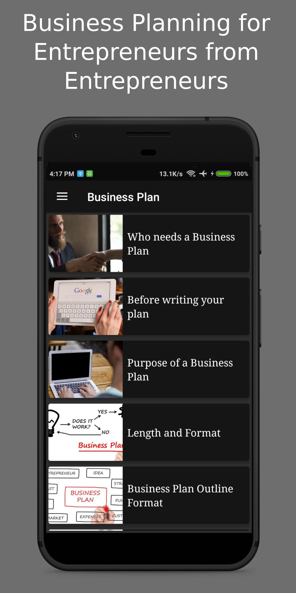 business planning app