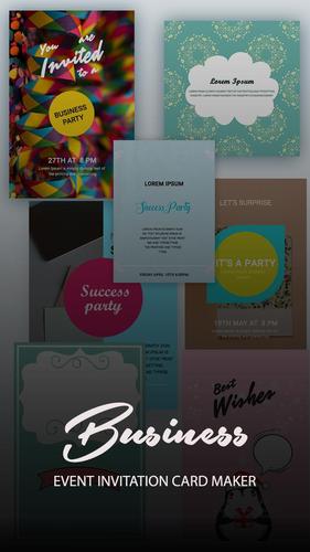 Business Event Invitation Card Maker For Android Apk Download