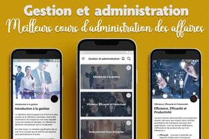 Gestion et administration Affiche