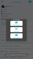 Creador de tarjetas de visita captura de pantalla 2