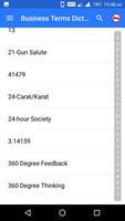 Business Terms Dictionary capture d'écran 1