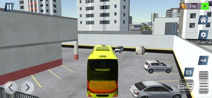 Bus coach driving simulation Plakat