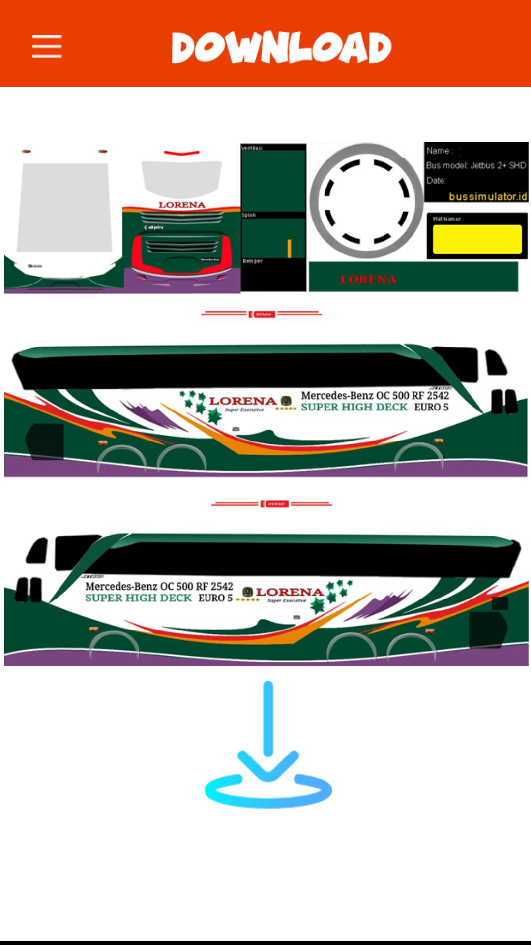 Livery Bussid Lorena For Android Apk Download