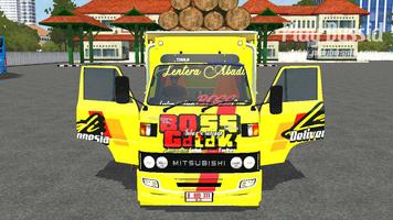 Truk Dump Bos Sawit Mod BUSSID Screenshot 2