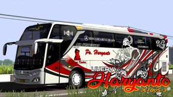 Livery mod bus PO Hariyanto jb3 Affiche