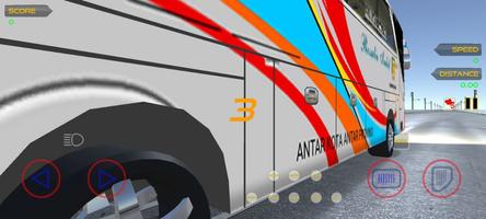 Bus Telolet BasuriV3 Simulator imagem de tela 1
