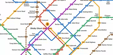 Singapore MRT Map (Offline)
