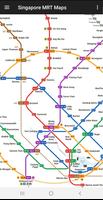 Singapore MRT Map الملصق