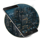 Bustling Night City Theme icône