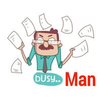 Busy Man Poster