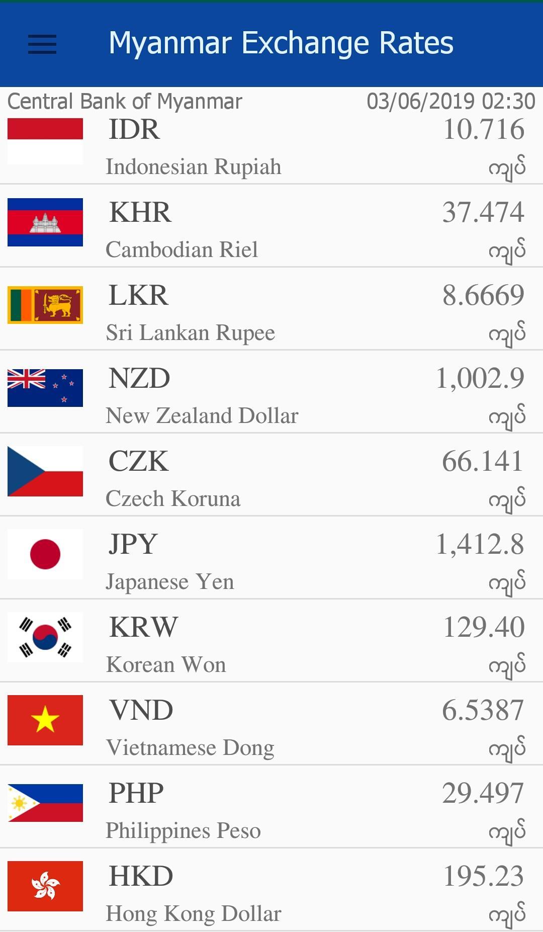Myanmar Exchange Rates For Android Apk Download - roblox developer exchange rate