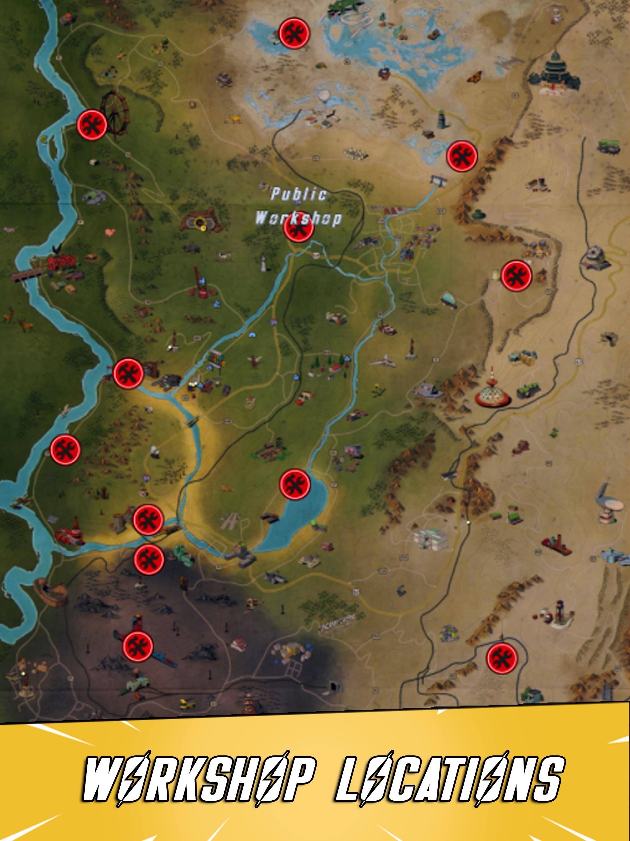 Android 用の Map Guide For Fallout 76 Apk をダウンロード