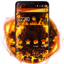 Thème de feu brûlant APK