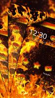 Burning fire theme screenshot 2
