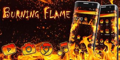 Burning fire theme screenshot 3