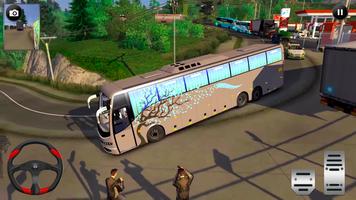 Euro Uphill Bus Simulator Game syot layar 3