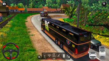 Euro Uphill Bus Simulator Game syot layar 2