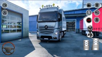 Euro Truck Simulator Truck 3D plakat